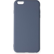 Nevarium Apple iPhone 6 Plus Kılıf Lansman Içi Kadife Nano Silikon - Gri