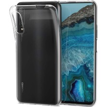 Nevarium Huawei P Smart Pro / Y9S Kılıf Şeffaf Silikon Lüx