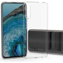 Nevarium Huawei P Smart Pro / Y9S Kılıf Şeffaf Silikon Lüx