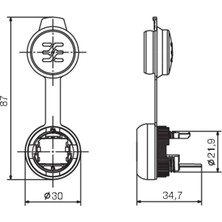 Weidmuller 1018840000 Tekli USB Çıkış