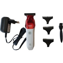 Powertec TR-1717 Tıraş Makinesi Kırmızı
