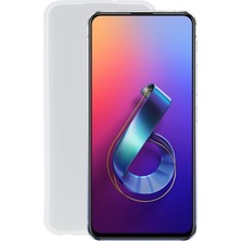 YKD Store Asus Zenfone 6 ZS630KL İçin Tpu Telefon Kılıfı Şeffaf Beyaz (Yurt Dışından)