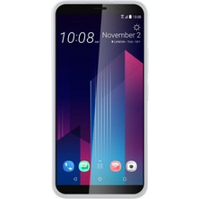 YKD Store Htc U11 + İçin Tpu Kılıf Şeffaf Beyaz (Yurt Dışından)