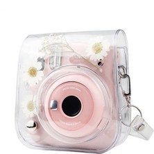 Fujifilm Instax mini 11/9/8 için Kamera Kılıfı PVC Çiçek (Yurt Dışından)