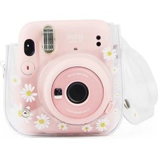 Fujifilm Instax mini 11/9/8 için Kamera Kılıfı PVC Çiçek (Yurt Dışından)