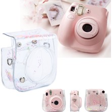 Fujifilm Instax mini 11/9/8 için PVC Şeffaf Kamera Kılıf Çantası (Yurt Dışından)