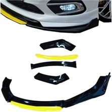 Sare Tuning Renault Megane 3 2008-2016 4 Parça Sarı Ön Ek Piano Black Lip