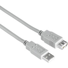 USB Uzatma 2.0 A Fiş - A Soket Gri 3m