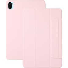 LRtools Manyetik Emilim Tam Koruma Pu Deri Stand Tablet Kılıfı Xiaomi Pad 5/Pad 5 Pro - Pembe (Yurt Dışından)