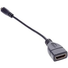 Streak HDMI Dişi To Micro HDMI Erkek Ses ve Görüntü Çevirici Kablo