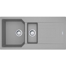 Franke Urban Ubg 651-100 Granit Evye, 1,5 Hazne, Stone Grey