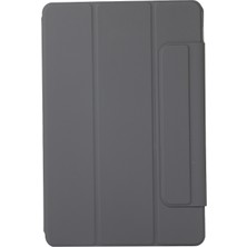 LRtools Manyetik Emilim Tam Koruma Pu Deri Stand Tablet Kılıfı Xiaomi Pad 5/Pad 5 Pro - Gri (Yurt Dışından)