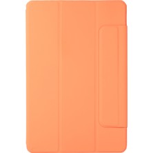 LRtools Manyetik Emilim Tam Koruma Pu Deri Stand Tablet Kılıfı Xiaomi Pad 5/Pad 5 Pro - Turuncu (Yurt Dışından)