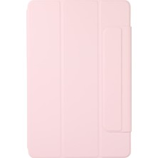 LRtools Manyetik Emilim Tam Koruma Pu Deri Stand Tablet Kılıfı Xiaomi Pad 5/Pad 5 Pro - Pembe (Yurt Dışından)