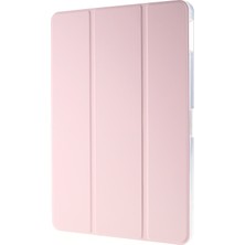 LRtools Xiaomi Pad 5/Pad İçin 5 Pro Pen Yuvası Tasarımı Üçlü Stand Pu Deri Tpu Koruyucu Tablet Kılıf - Pembe (Yurt Dışından)