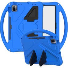 LRtools Hafif Cabrio Kickstand Çocuk Dostu Eva Koruyucu Kapak Xiaomi Pad 5/ Pad 5 Pro - Blue (Yurt Dışından)