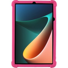 LRtools Xiaomi Pad 5/Pad 5 İçin Pc Kickstand ile Dört Köşe Silikon Tablet Kılıf Kapağı Güçlendirilmiş (Yurt Dışından)