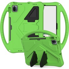 LRtools Hafif Cabrio Kickstand Çocuk Dostu Eva Koruyucu Kapak Xiaomi Pad 5/ Pad 5 Pro - Green (Yurt Dışından)