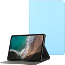 LRtools Anti -Cratch Pu Deri Koruyucu Stand Folio Kılıf Kapağı Xiaomi Pad 5 / Pad 5 Pro - Bebek Mavisi (Yurt Dışından)