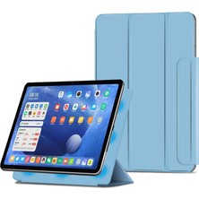 LRtools Hafif Trifold Stand Pu Deri Kabuk Kitap Kapağı Xiaomi Pad 5 / Pad 5 Pro - Bebek Mavisi İçin (Yurt Dışından)