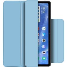 LRtools Hafif Trifold Stand Pu Deri Kabuk Kitap Kapağı Xiaomi Pad 5 / Pad 5 Pro - Bebek Mavisi İçin (Yurt Dışından)