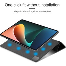 LRtools Otomatik Uyandırma/uyku Deri Üç Katlı Stand Tablet Çanta Kabuğu Xiaomi Ped 5/Pad 5 Pro 11 İnç (Yurt Dışından)