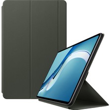 LRtools Tri-Fold Standı Otomatik Emilen Tpu Deri Tablet Akıllı Kapak Kılıf Kabuk Huawei Matepad Pro 12.6 (2021) - Yeşil (Yurt Dışından)