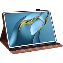 LRtools Lastik Doku Tasarım Pc + Tpu Kickstand Hybrid Tablet Kapak Kılıf Huawei Matepad 11 (2021) - Turuncu (Yurt Dışından)