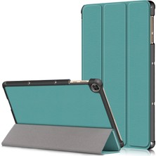 LRtools Tri-Fold Esnek Açılı Standı Uyandırma / Uyku Deri Akıllı Kılıf Huawei Matepad T 10 S / T 10 / Keyfini Tablet 2 - Bebek Mavi (Yurt Dışından)