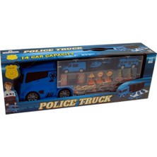 Oyuncak Tır Arabalı Yol Çalışma Seti 40 cm Mavi