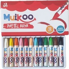Muikoo 12 Renk Pastel Boya