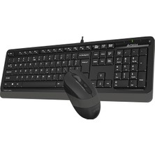 Moraksesuar A4 Tech Klavye Mouse Seti Kablolu Q USB F1010 Siyah