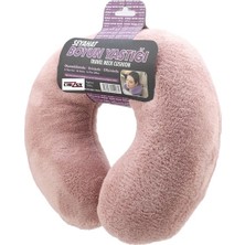 Aırfly Seyehat Boyun Yastığı Pembe,kahverengi