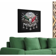 Dünyatablo Osmanlı Tuğrası Dekoratif Kanvas Tablo 1046