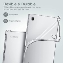 MobaxAksesuar Samsung Galaxy Tab A8 10.5 SM-X200 2021 Kılıf Darbelere Dayanıklı Şeffaf Kapak