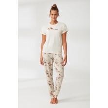 Catherine's Desenli Pijama Takımı