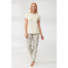Catherine's Catherınes Pijama Takım Bej 2123PJTK