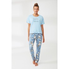 Catherine's Desenli Pijama Takımı