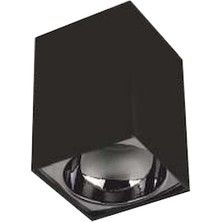 Cata CT-5420 Dekoratif Tavan Armatür Kasası G-10 Duy Siyah-Platin