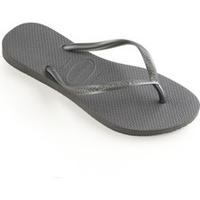Havanias Slim Glitter ii Steel Grey Gri  Kadın Terlik 4146975-5178