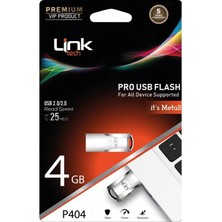 LinkTech Pro Premium 4GB Metal 25MB/S USB Flash Bellek