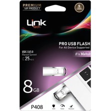 LinkTech Pro Premium 8GB Metal 25MB/S USB Flash Bellek