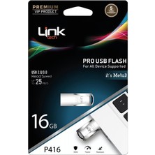LinkTech Pro Premium 16GB Metal 25MB/S USB Flash Bellek