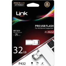LinkTech Pro Premium 32GB Metal 25MB/S USB Flash Bellek