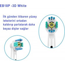 Oral-B Kyver Oral-B Uyumlu 3d White 4’Lü Dış Fırçası Yedek Başlığı