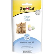 Gimcat 40GR Kitten Tabs Yavru Kedi Ödül Tableti Doğal Kalsiyum ve Taurin İçerir