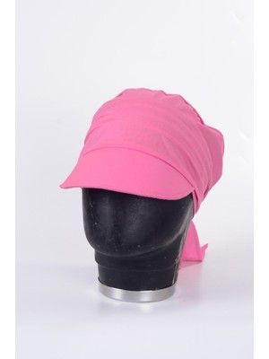 mercantoptan Kadın Safari Bağlamalı Eşarp Siperli Bandana Plaj Şapkası