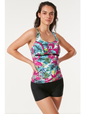 C&city Tankini 7306 Çok Renkli