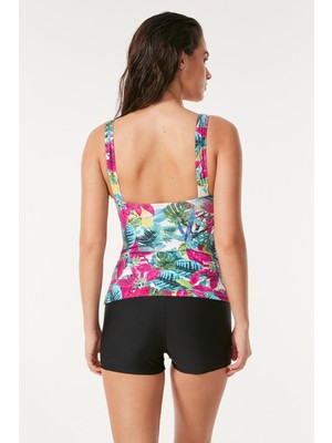 C&city Tankini 7306 Çok Renkli