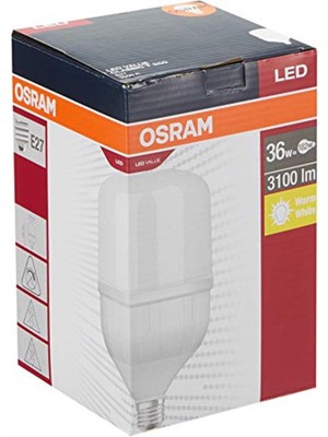 Osram LED Jumbo E27 36W/3100LM Sarı Işık